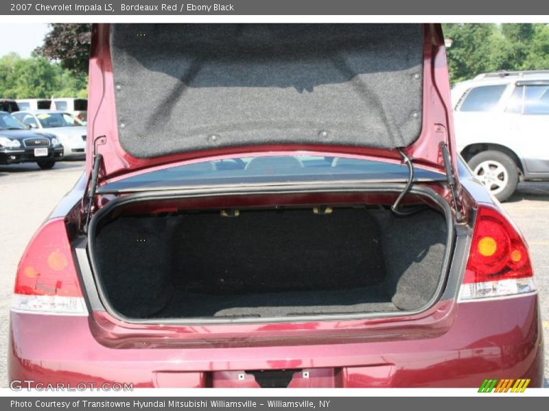 Bordeaux Red / Ebony Black 2007 Chevrolet Impala LS