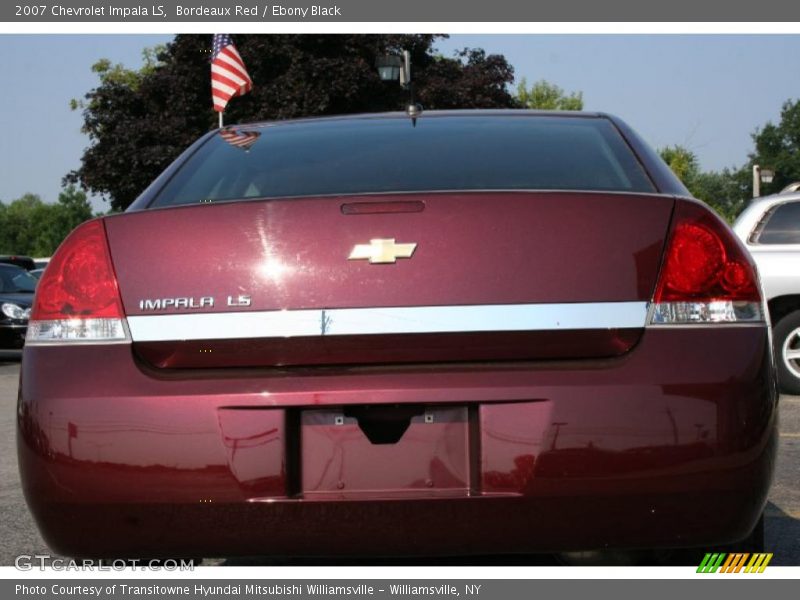 Bordeaux Red / Ebony Black 2007 Chevrolet Impala LS