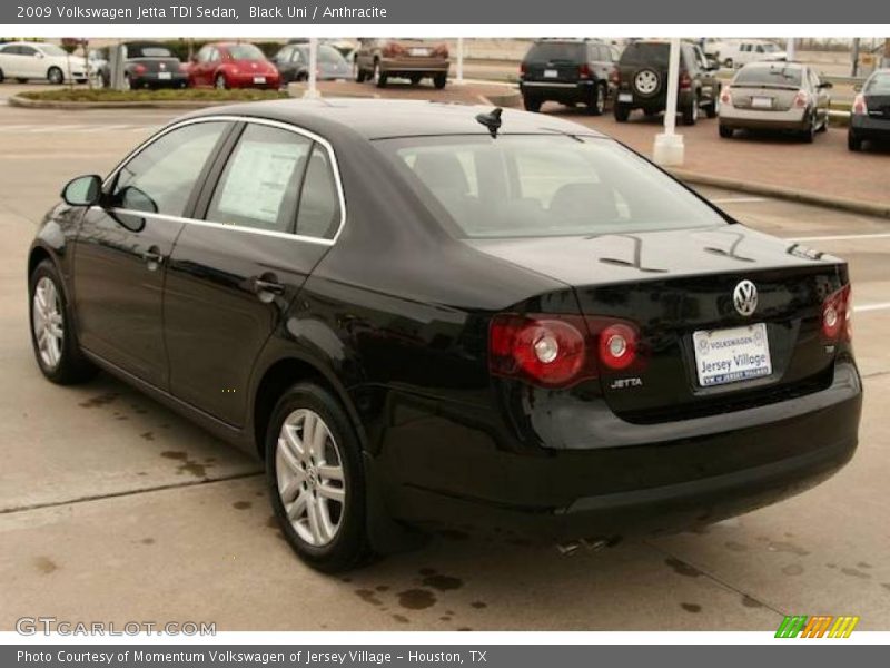 Black Uni / Anthracite 2009 Volkswagen Jetta TDI Sedan