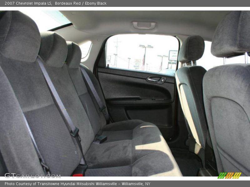 Bordeaux Red / Ebony Black 2007 Chevrolet Impala LS