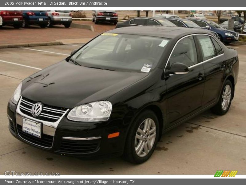 Black Uni / Anthracite 2009 Volkswagen Jetta TDI Sedan