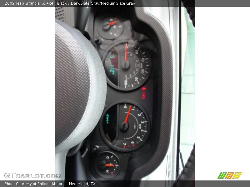 Black / Dark Slate Gray/Medium Slate Gray 2009 Jeep Wrangler X 4x4