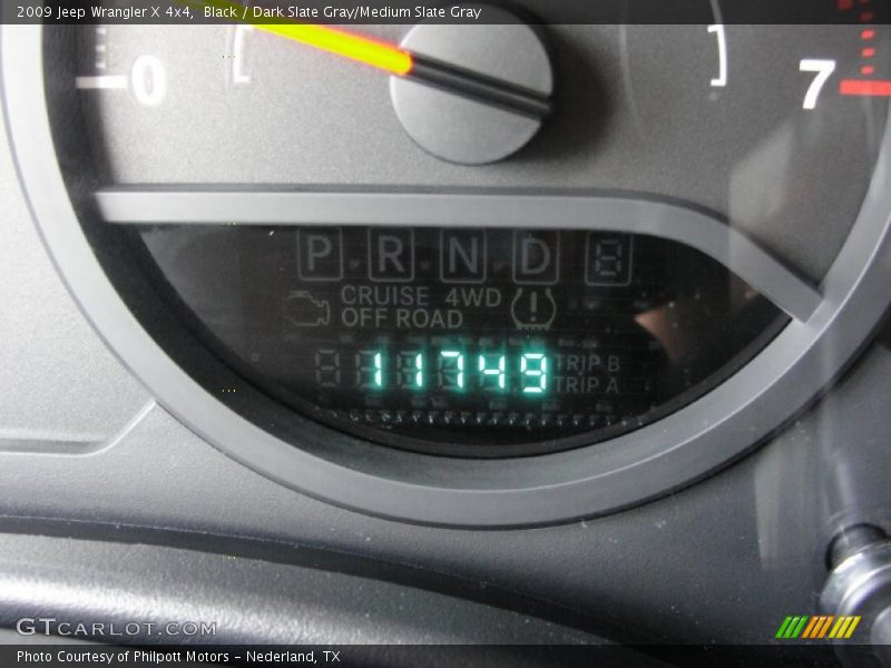 Black / Dark Slate Gray/Medium Slate Gray 2009 Jeep Wrangler X 4x4