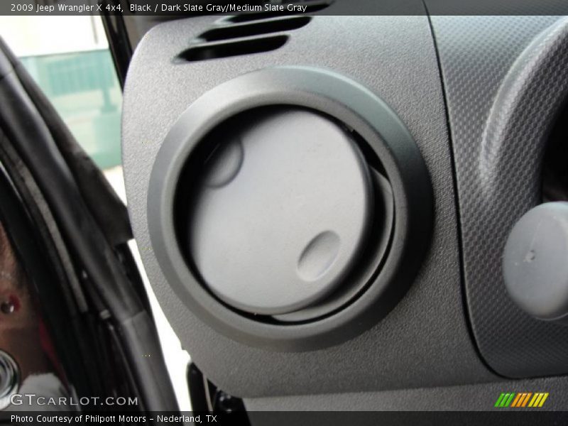 Black / Dark Slate Gray/Medium Slate Gray 2009 Jeep Wrangler X 4x4