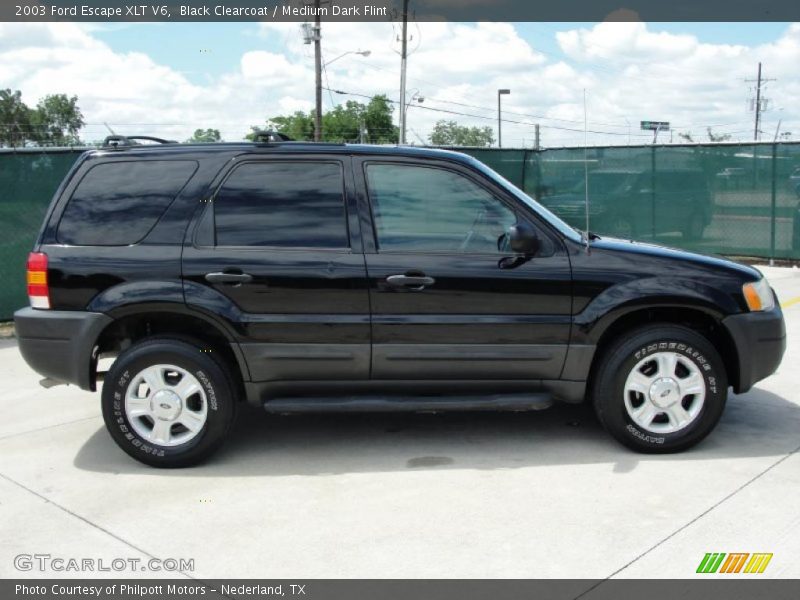 Black Clearcoat / Medium Dark Flint 2003 Ford Escape XLT V6