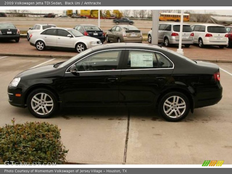 Black Uni / Anthracite 2009 Volkswagen Jetta TDI Sedan