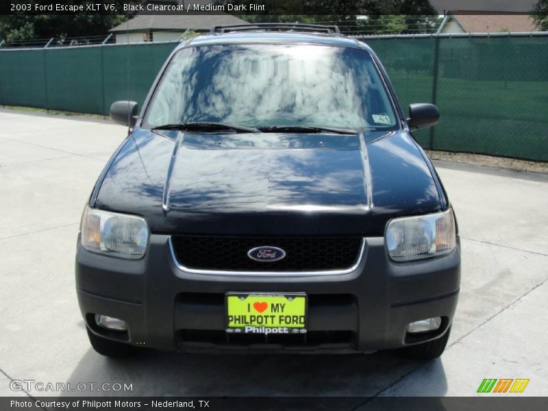 Black Clearcoat / Medium Dark Flint 2003 Ford Escape XLT V6
