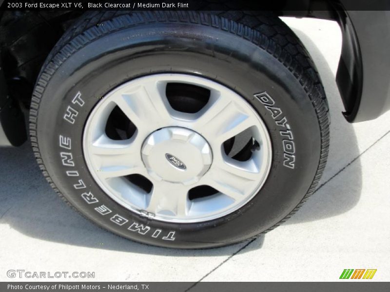Black Clearcoat / Medium Dark Flint 2003 Ford Escape XLT V6