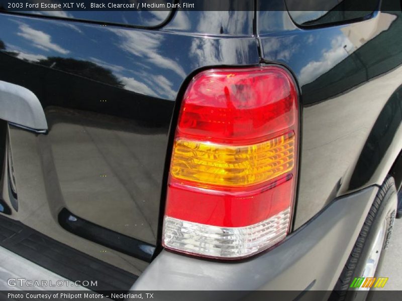 Black Clearcoat / Medium Dark Flint 2003 Ford Escape XLT V6