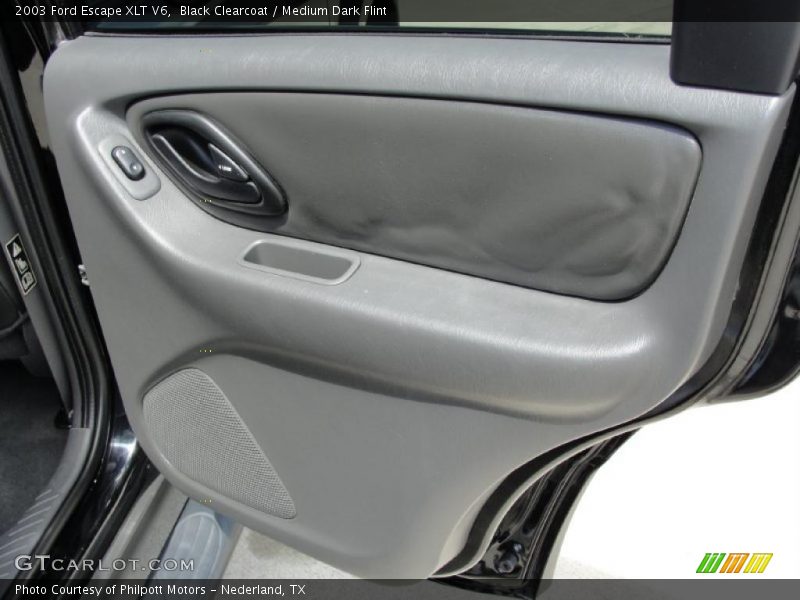 Black Clearcoat / Medium Dark Flint 2003 Ford Escape XLT V6
