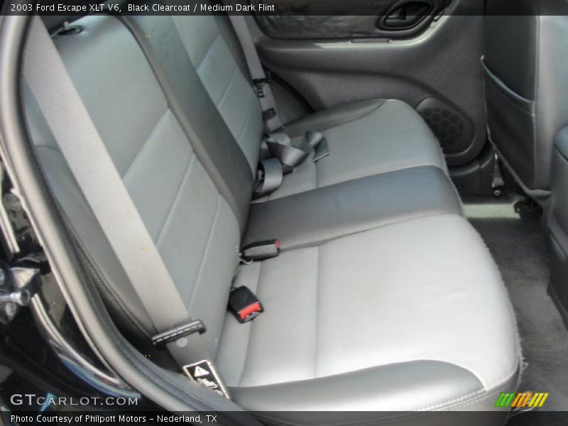 Black Clearcoat / Medium Dark Flint 2003 Ford Escape XLT V6