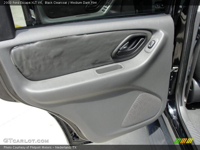 Black Clearcoat / Medium Dark Flint 2003 Ford Escape XLT V6