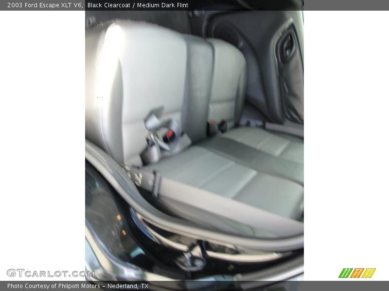 Black Clearcoat / Medium Dark Flint 2003 Ford Escape XLT V6