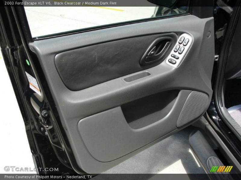 Black Clearcoat / Medium Dark Flint 2003 Ford Escape XLT V6