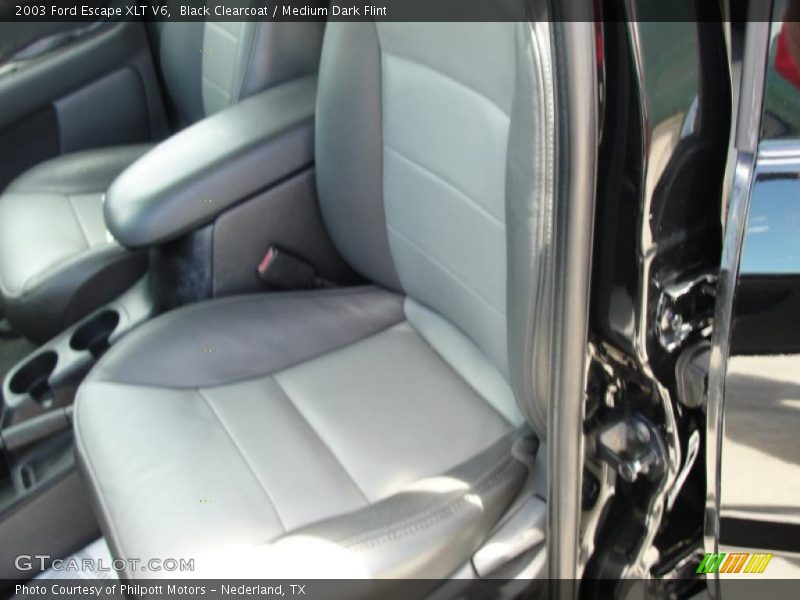 Black Clearcoat / Medium Dark Flint 2003 Ford Escape XLT V6