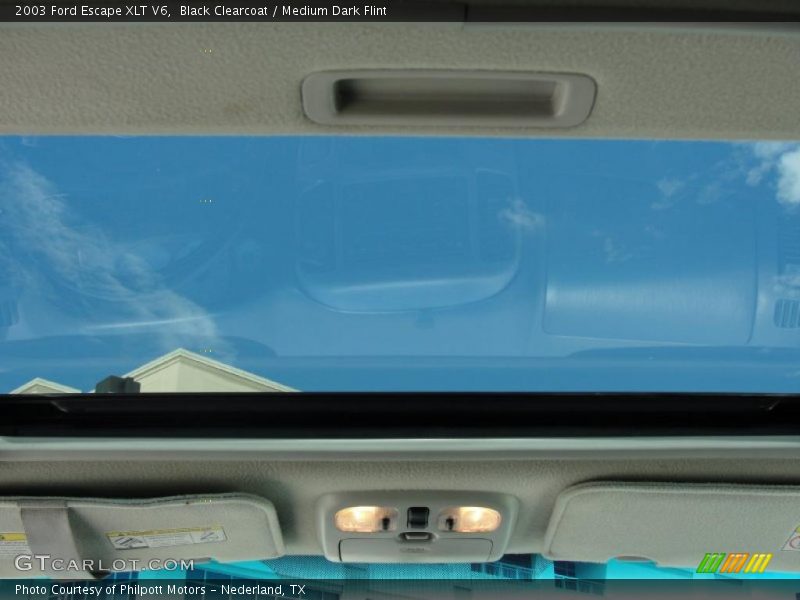 Black Clearcoat / Medium Dark Flint 2003 Ford Escape XLT V6