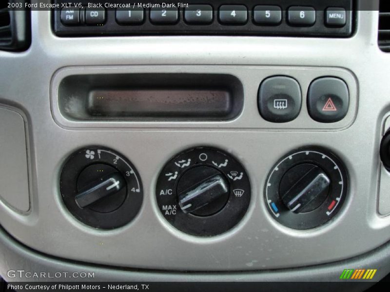 Black Clearcoat / Medium Dark Flint 2003 Ford Escape XLT V6
