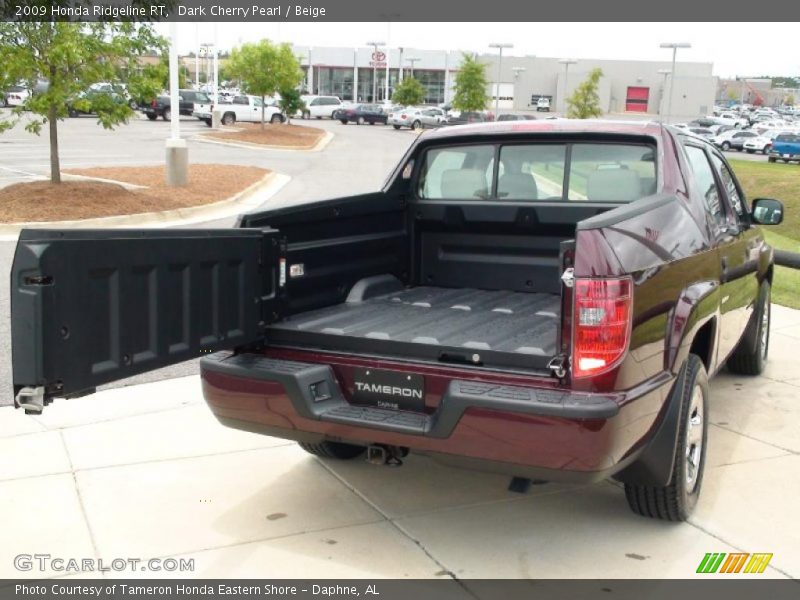 Dark Cherry Pearl / Beige 2009 Honda Ridgeline RT
