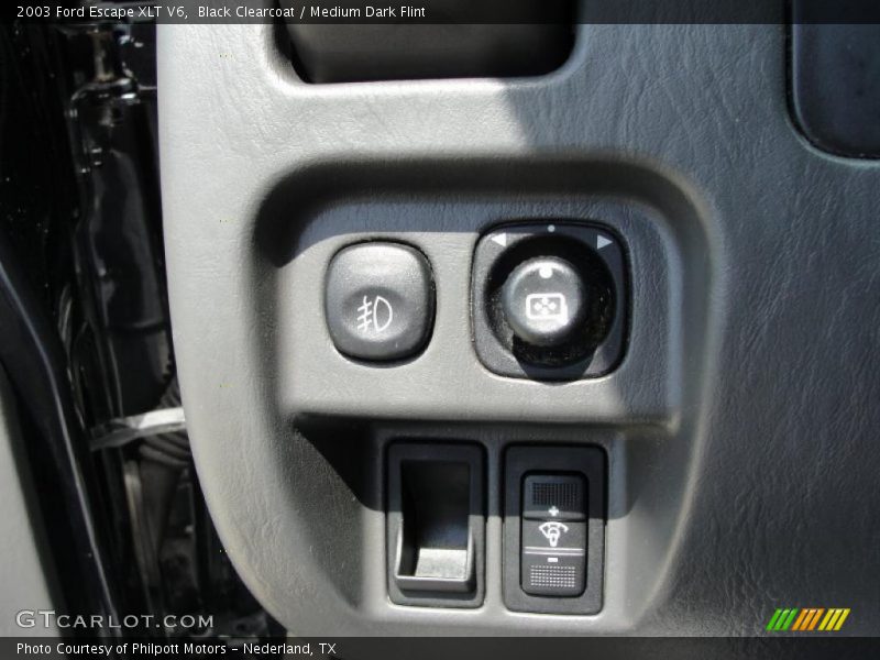 Black Clearcoat / Medium Dark Flint 2003 Ford Escape XLT V6