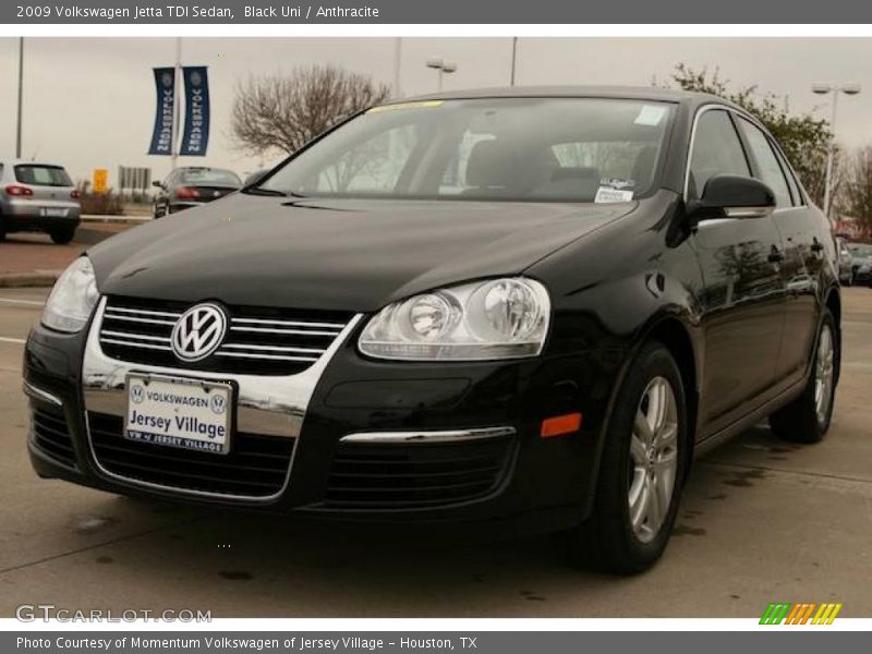 Black Uni / Anthracite 2009 Volkswagen Jetta TDI Sedan