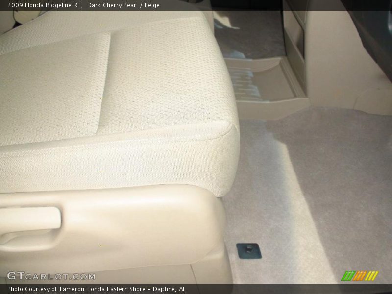 Dark Cherry Pearl / Beige 2009 Honda Ridgeline RT