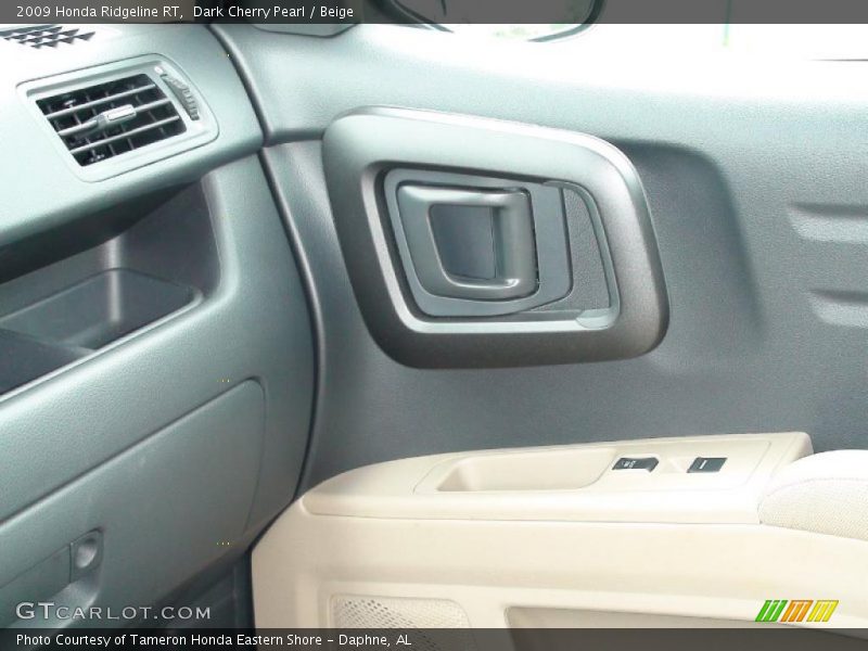 Dark Cherry Pearl / Beige 2009 Honda Ridgeline RT