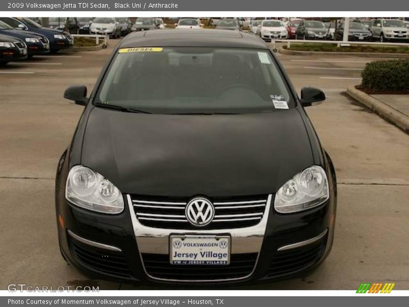 Black Uni / Anthracite 2009 Volkswagen Jetta TDI Sedan