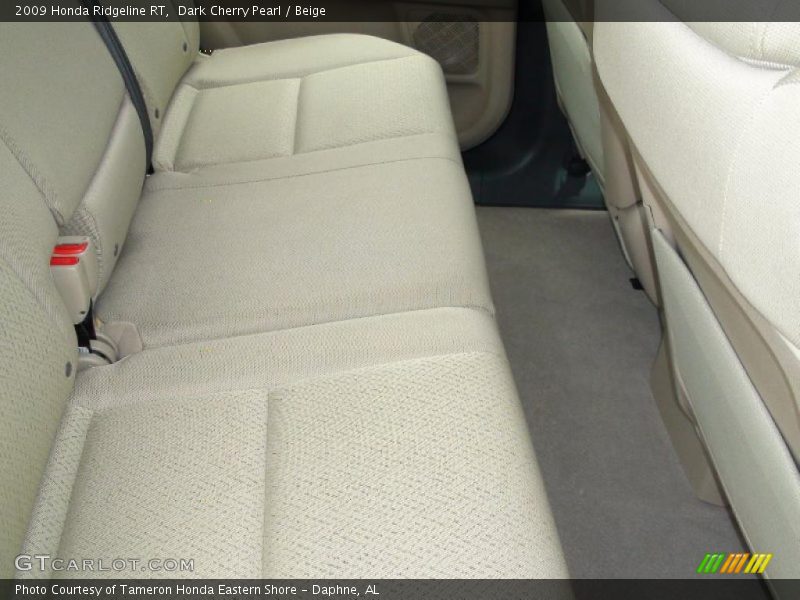 Dark Cherry Pearl / Beige 2009 Honda Ridgeline RT