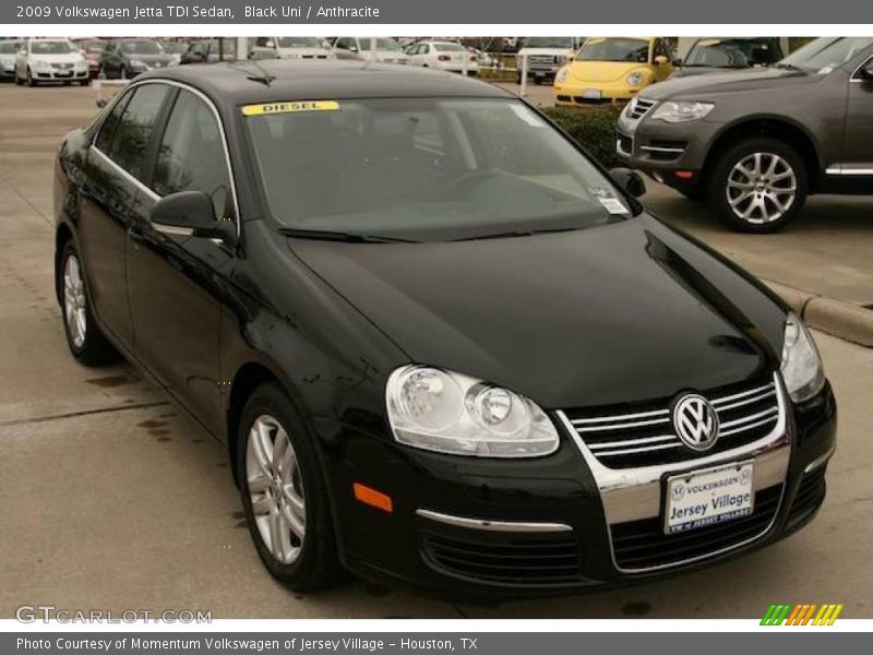 Black Uni / Anthracite 2009 Volkswagen Jetta TDI Sedan