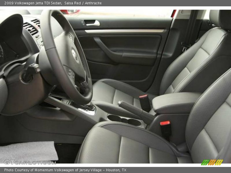 Salsa Red / Anthracite 2009 Volkswagen Jetta TDI Sedan