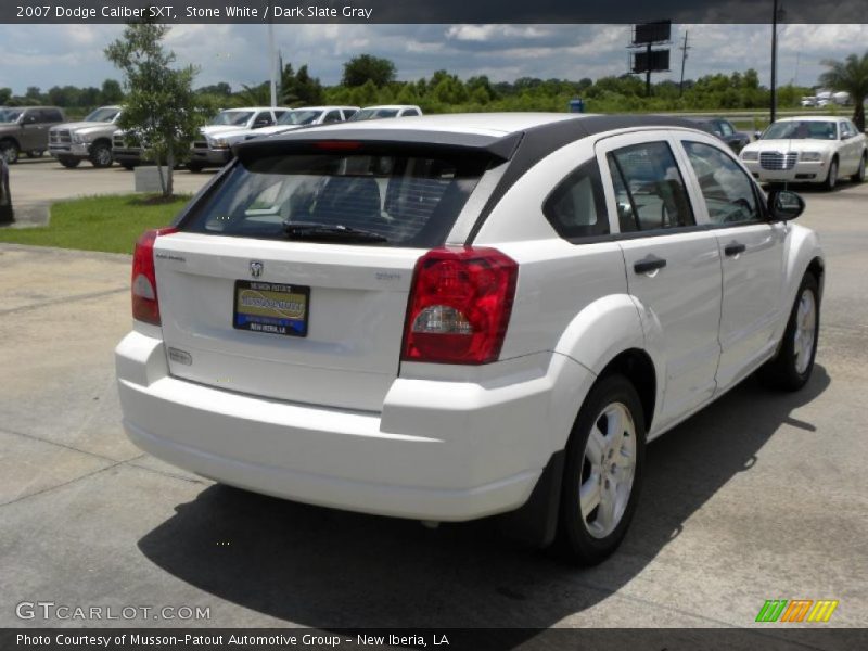 Stone White / Dark Slate Gray 2007 Dodge Caliber SXT