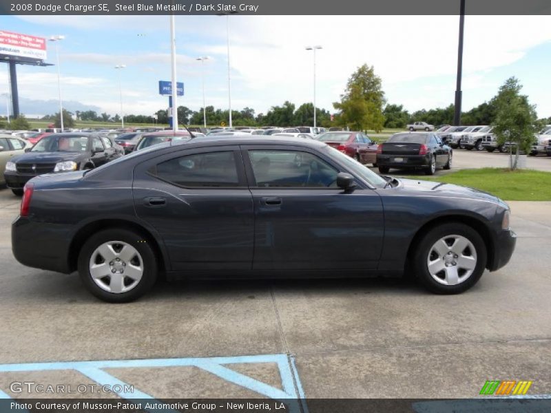 Steel Blue Metallic / Dark Slate Gray 2008 Dodge Charger SE