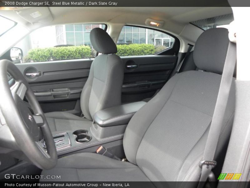 Steel Blue Metallic / Dark Slate Gray 2008 Dodge Charger SE