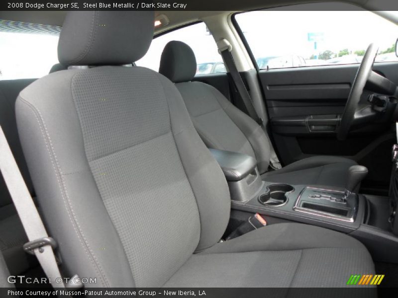 Steel Blue Metallic / Dark Slate Gray 2008 Dodge Charger SE