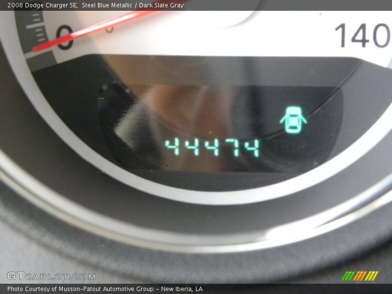 Steel Blue Metallic / Dark Slate Gray 2008 Dodge Charger SE