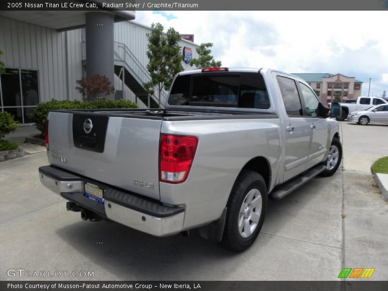 Radiant Silver / Graphite/Titanium 2005 Nissan Titan LE Crew Cab