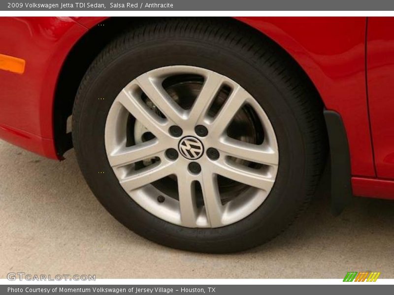 Salsa Red / Anthracite 2009 Volkswagen Jetta TDI Sedan