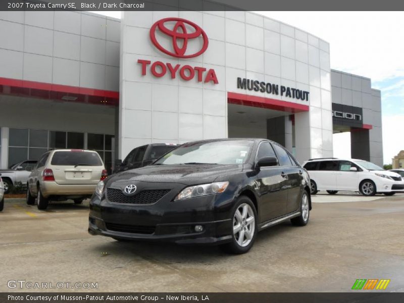 Black / Dark Charcoal 2007 Toyota Camry SE