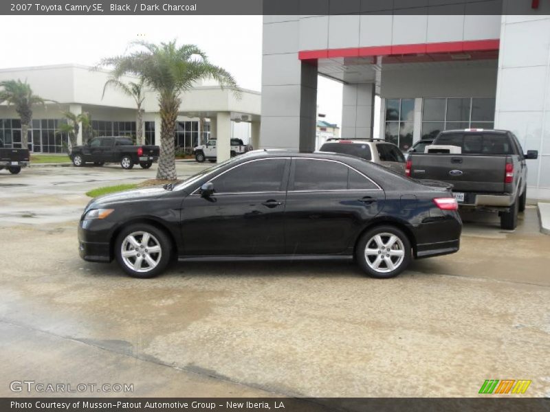 Black / Dark Charcoal 2007 Toyota Camry SE
