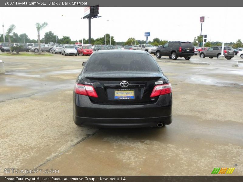 Black / Dark Charcoal 2007 Toyota Camry SE