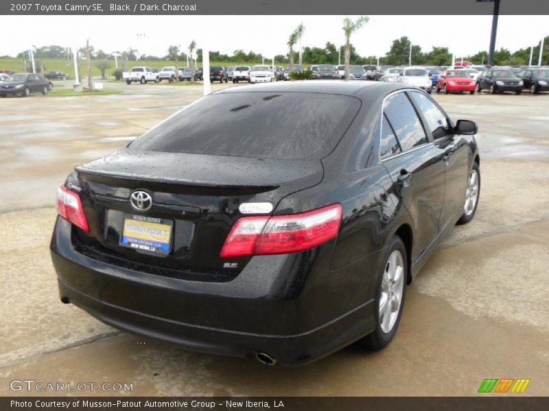 Black / Dark Charcoal 2007 Toyota Camry SE