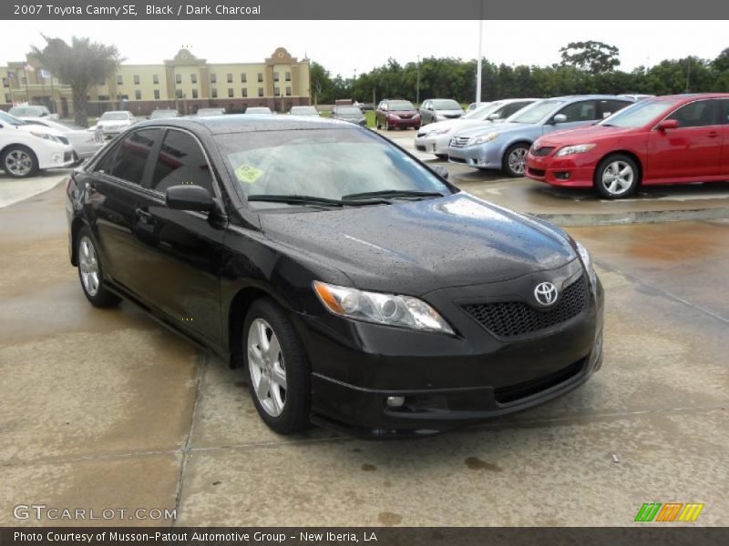 Black / Dark Charcoal 2007 Toyota Camry SE