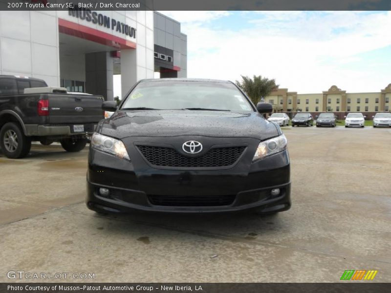 Black / Dark Charcoal 2007 Toyota Camry SE