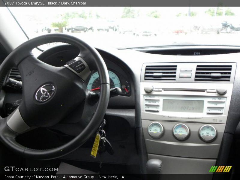 Black / Dark Charcoal 2007 Toyota Camry SE