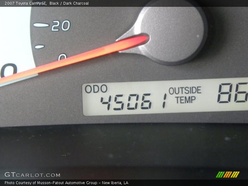 Black / Dark Charcoal 2007 Toyota Camry SE