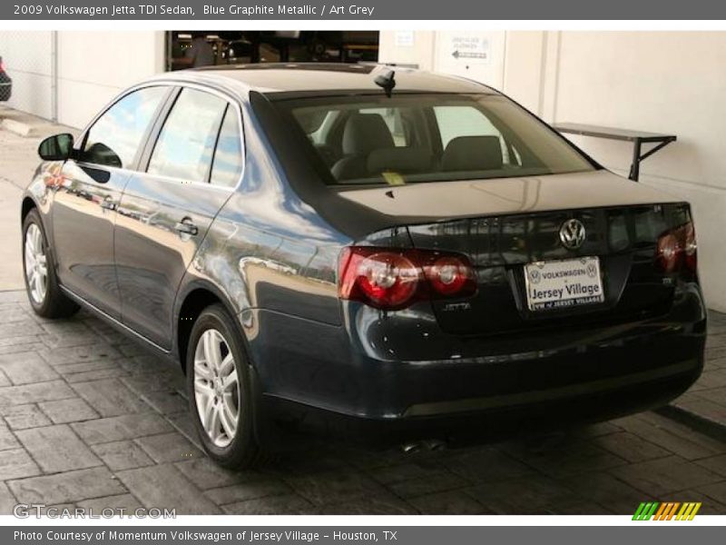 Blue Graphite Metallic / Art Grey 2009 Volkswagen Jetta TDI Sedan