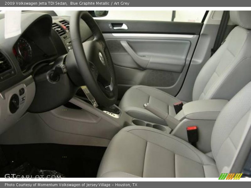Blue Graphite Metallic / Art Grey 2009 Volkswagen Jetta TDI Sedan