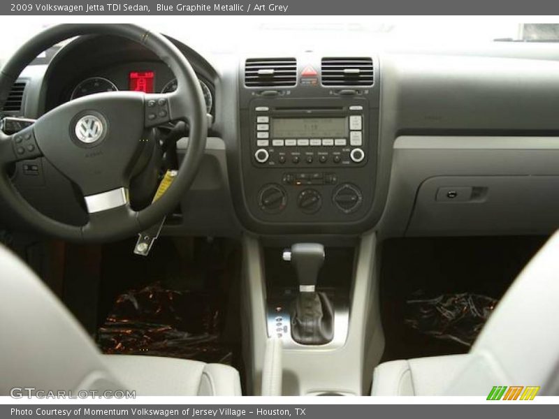 Blue Graphite Metallic / Art Grey 2009 Volkswagen Jetta TDI Sedan