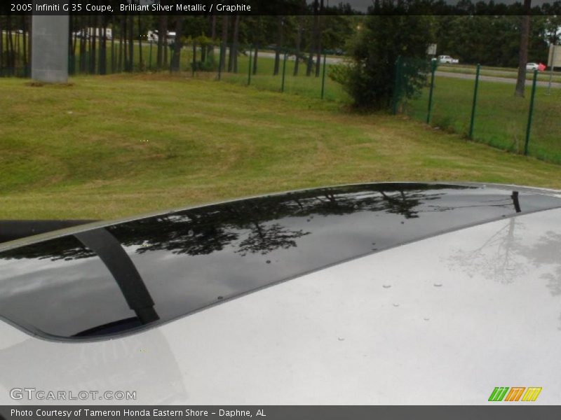 Brilliant Silver Metallic / Graphite 2005 Infiniti G 35 Coupe