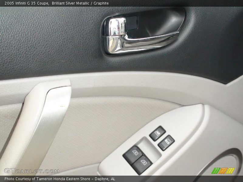 Brilliant Silver Metallic / Graphite 2005 Infiniti G 35 Coupe